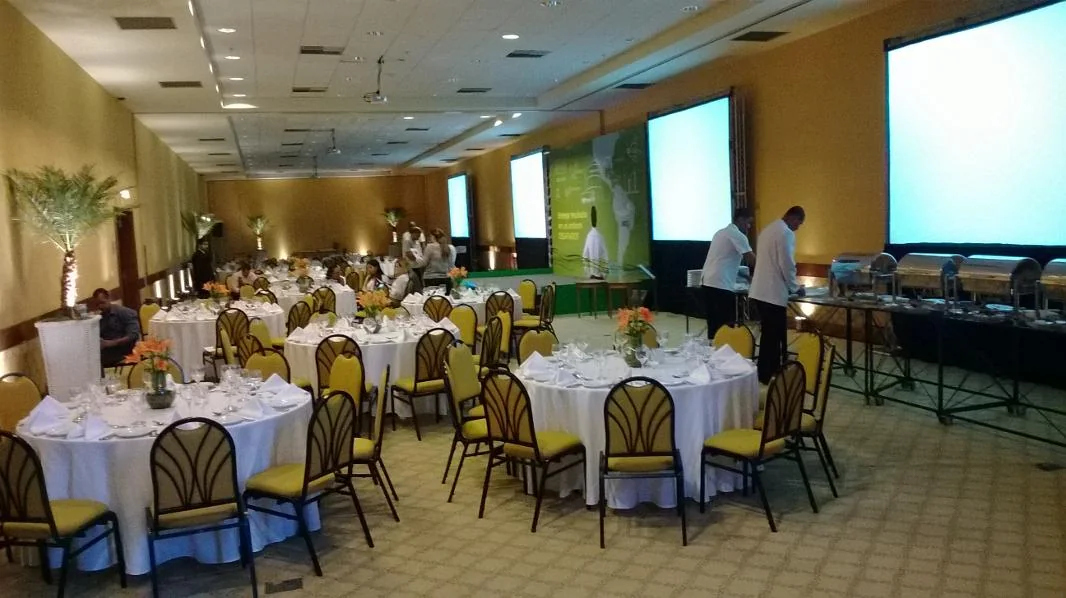 Auditório montado para evento da Firjan